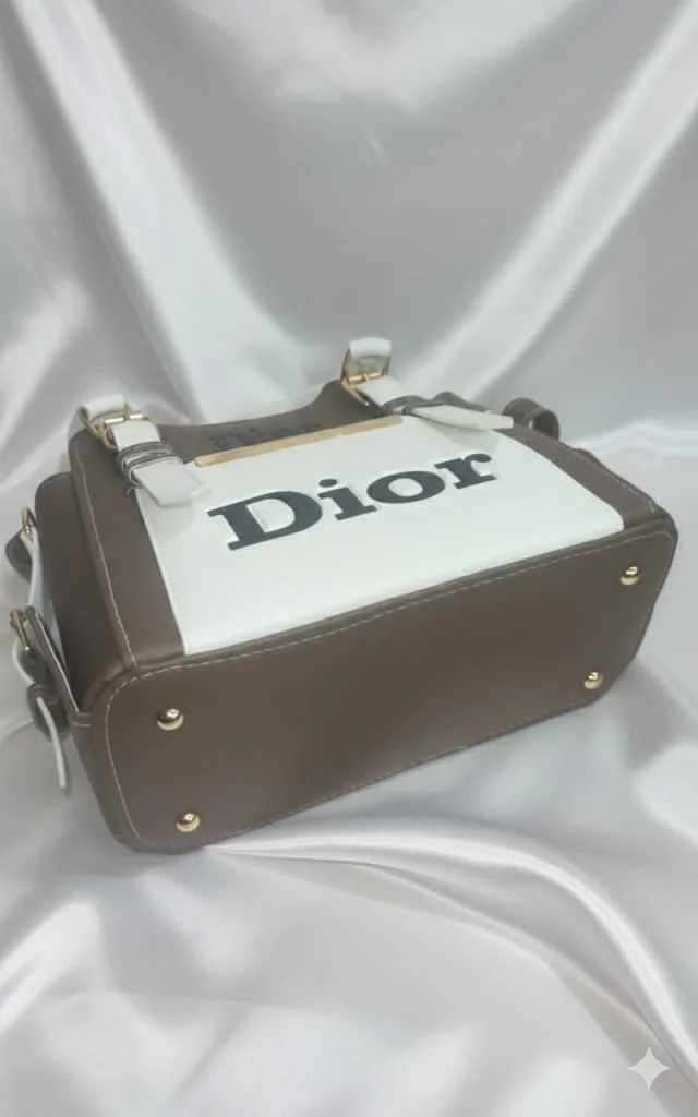 DOUBLE TONE CHIC  HANDBAG
