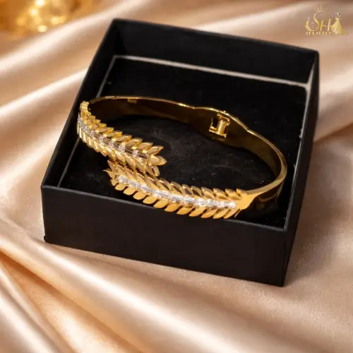 Gold Leaf Bracelet
