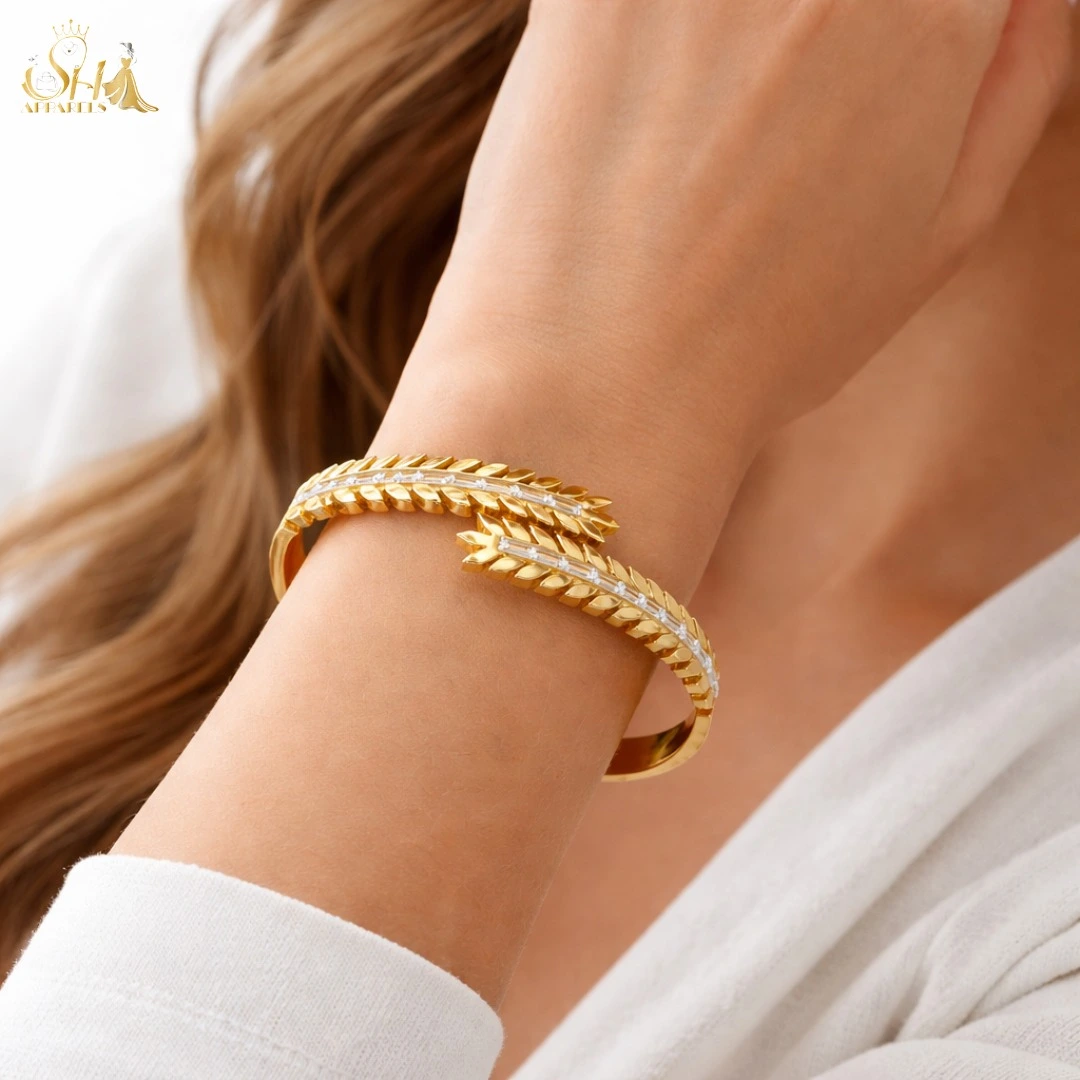 Gold Leaf Bracelet