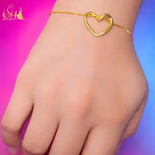 Hollow Heart Bracelet 