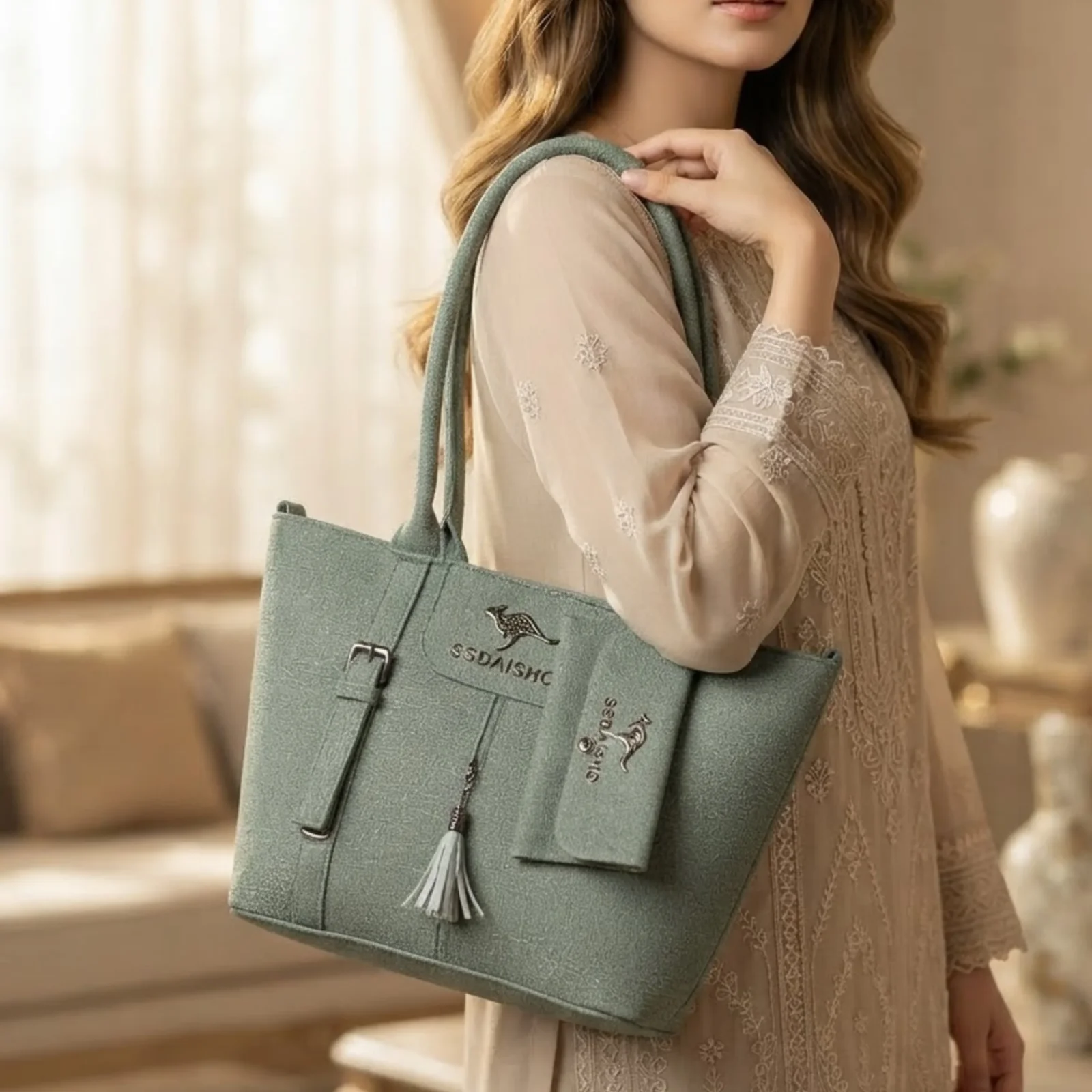 EMERALD GRACE TOTE BAG