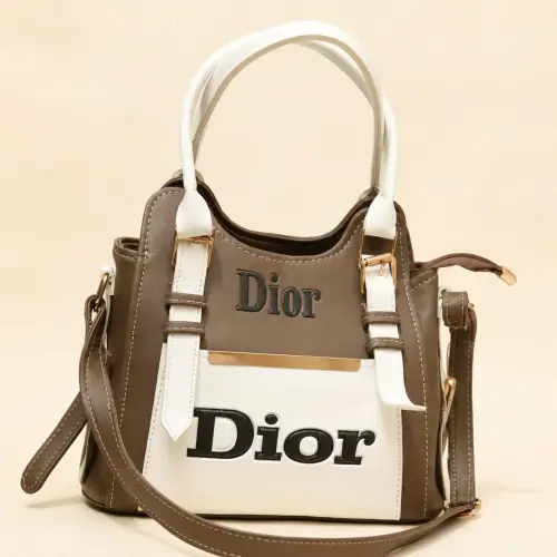 DOUBLE TONE CHIC  HANDBAG