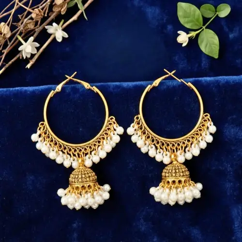 GOLDEN AURA JHUMKI