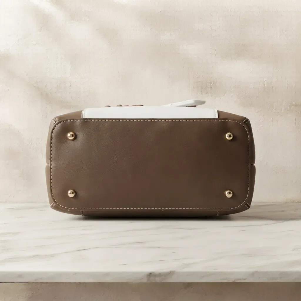 DOUBLE TONE CHIC  HANDBAG